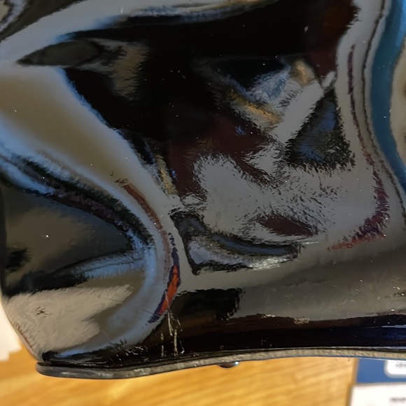 Dooney & Bourke Black Patent Leather Zip Tote - Picture 10 of 16